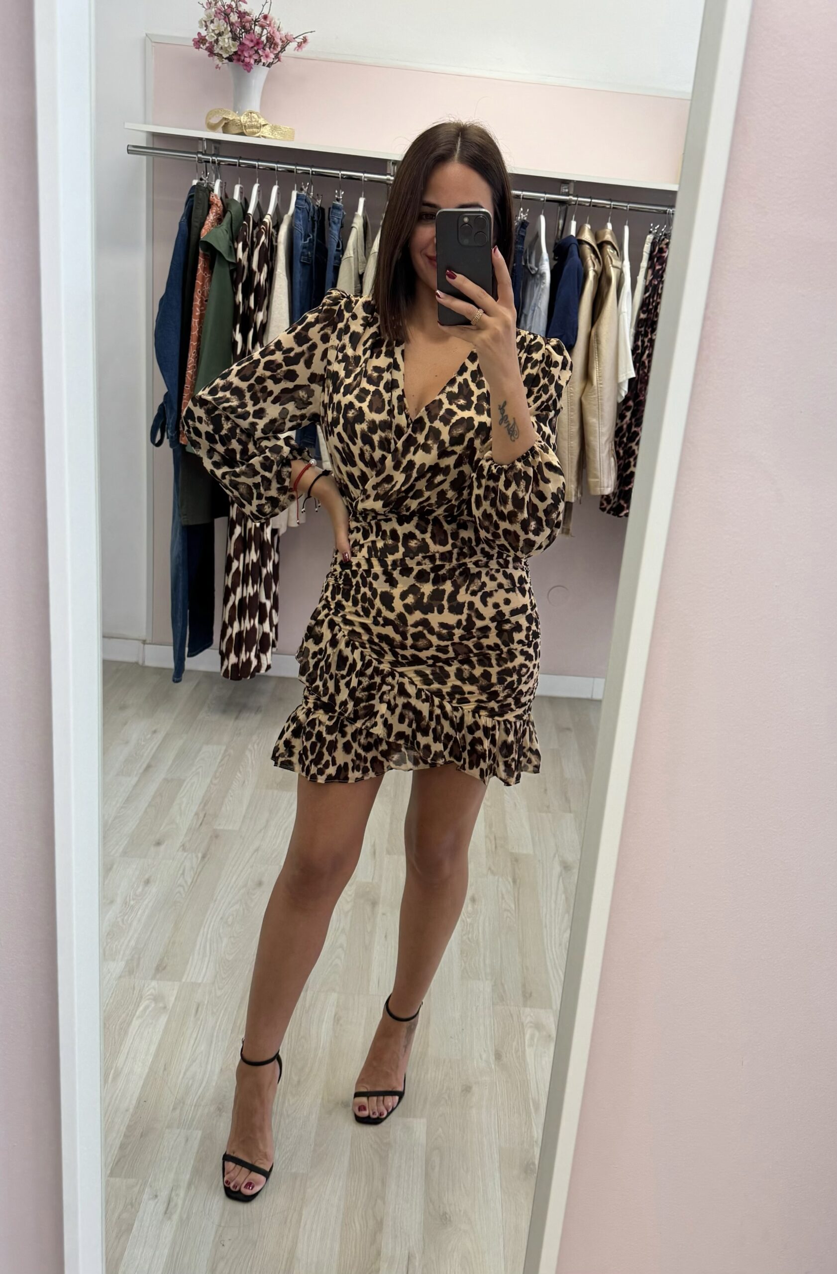 Vestido gasa print