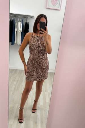 Vestido animal print