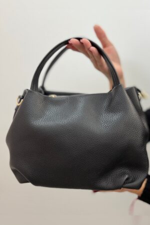 Bolso piel negro